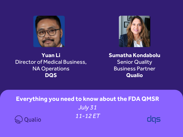 FDA QMSR webinar