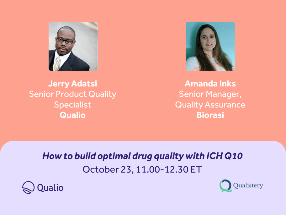 ICH Q10 webinar promo