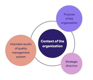ISO 9001 context of the organization