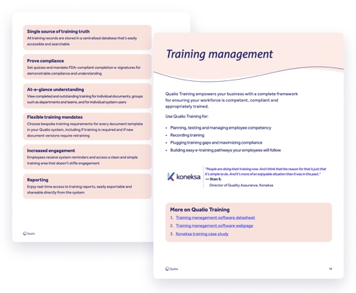 Pharmaceutical quality management software datasheet-1