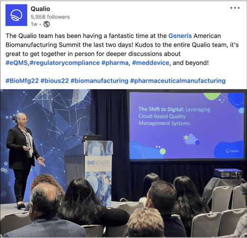 Qualio Kelly Stanton American Biomanufacturing Summit