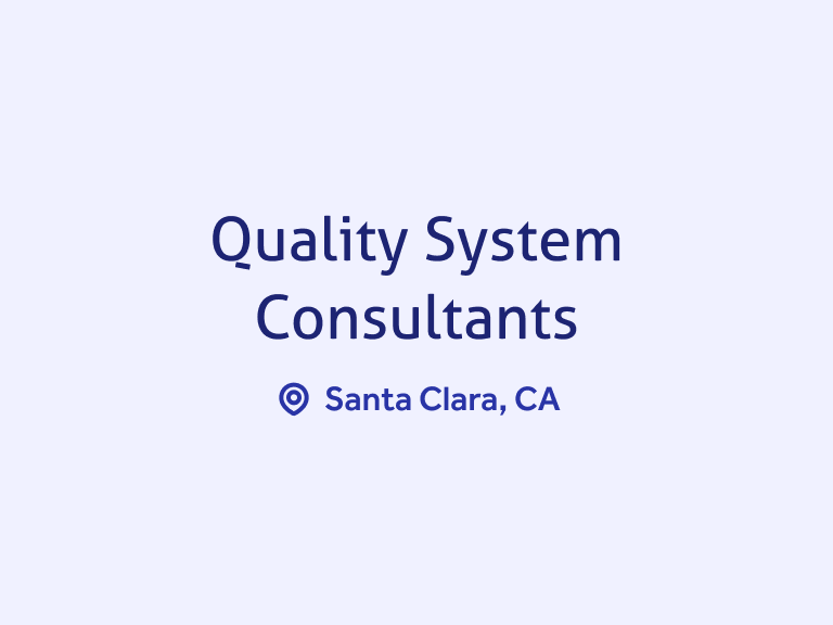 Quality System Consultants