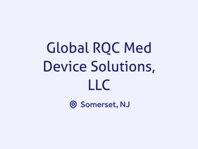 Global RQC Med Device Solutions, LLC