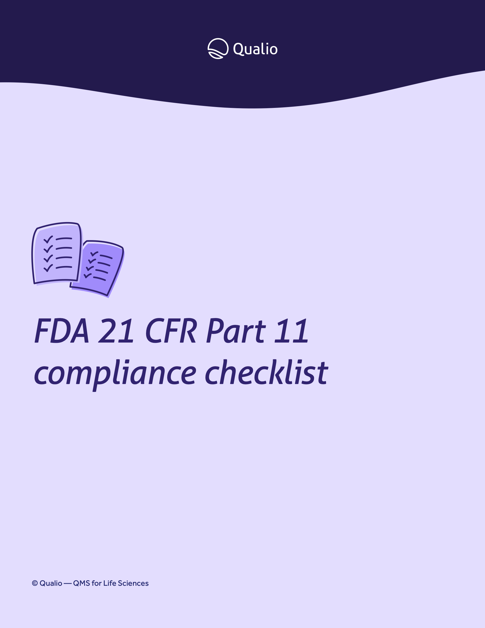 CFR checklist